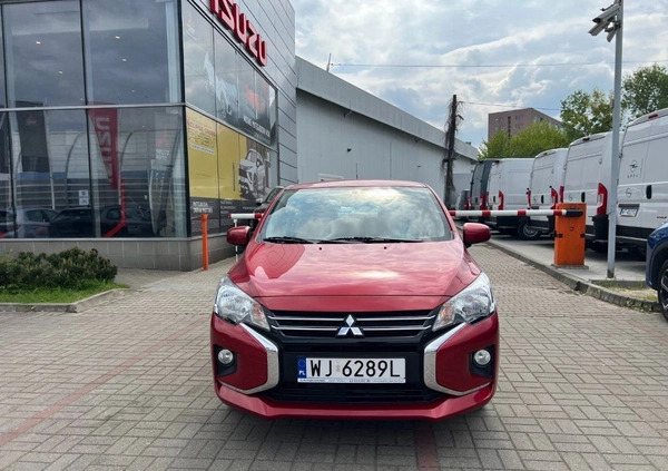 Mitsubishi Space Star cena 56990 przebieg: 24258, rok produkcji 2022 z Warszawa małe 301